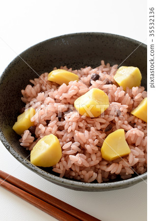 Chestnut red rice 35532136