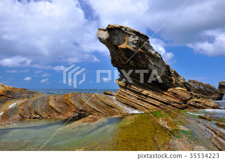 台灣,東北角暨宜蘭海岸國家風景區,新北市,南雅奇岩,海狗石,海邊,海岸 35534223