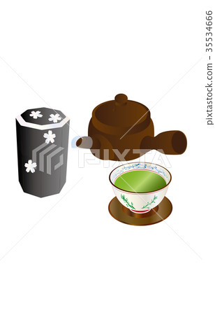 Drink various green tea 35534666