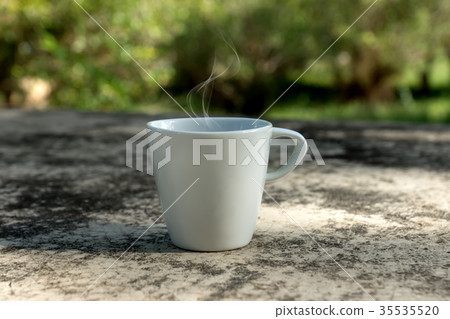 White coffee cup 35535520