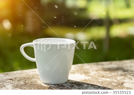 White coffee cup 35535523