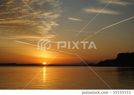 Evening landscape of Hakusuma 35535553