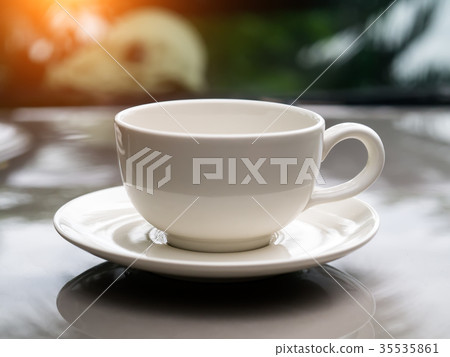 Coffee cup in the morning time. 35535861