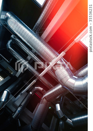 Ventilation ducts of industrial air condition Ventilation ducts of industrial air condition 35536231
