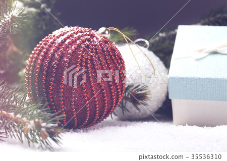 Christmas decorative elements 35536310