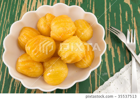 tulumbe on a plate 35537513