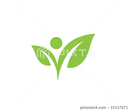 Tree leaf ecology nature element vector icon - Stock Illustration ...