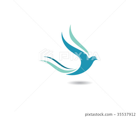Bird wing Dove Logo Template 35537912