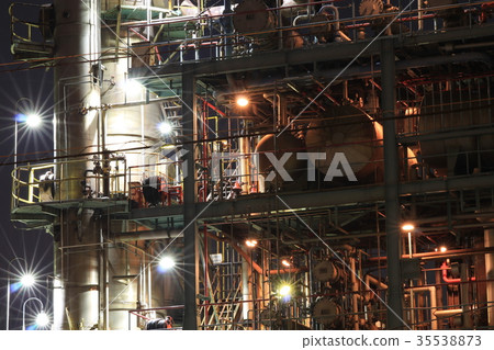 Factory night view 35538873