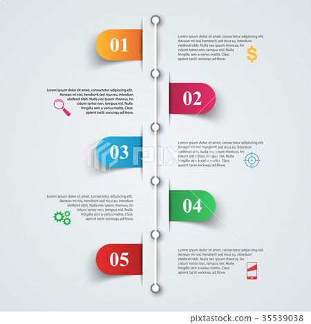 Business Infographics origami style Vector Business Infographics origami style Vector 35539038