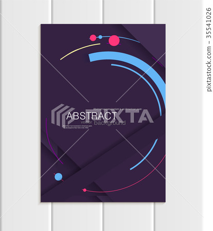Vector purple violet brochure A5 or A4 format Vector purple violet brochure A5 or A4 format 35541026
