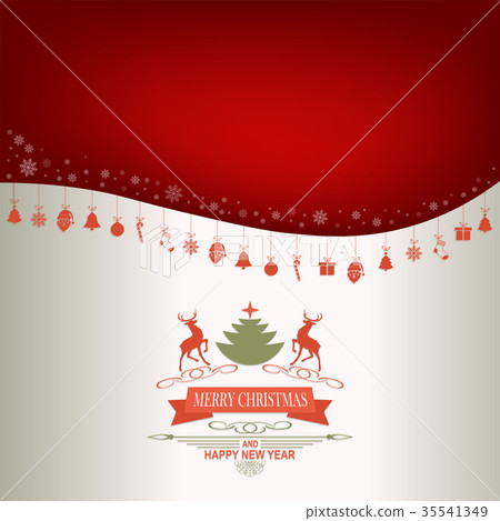 Christmas red, white background Christmas red, white background 35541349