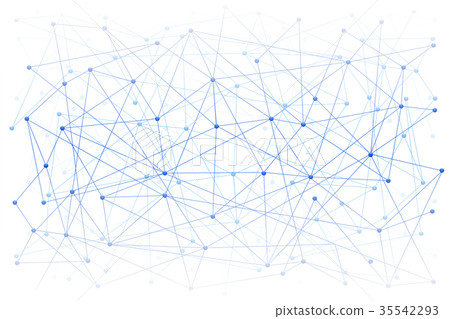 Digital background of Science or Blockchain 35542293