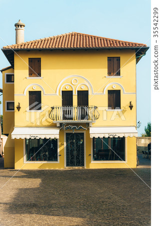 Tourist district of the old town of Caorle Italy 35542299