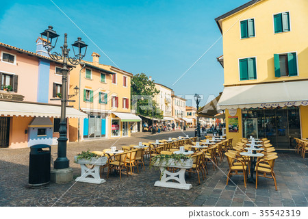 Tourist district of the old town of Caorle Italy 35542319