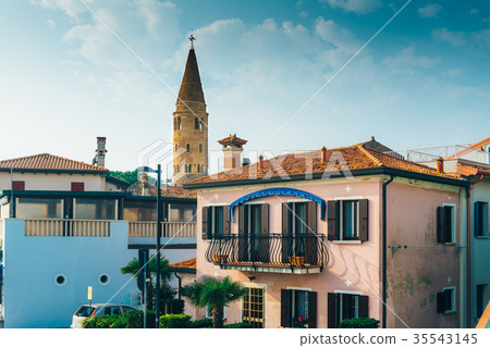 Tourist district of the old town of Caorle Italy 35543145