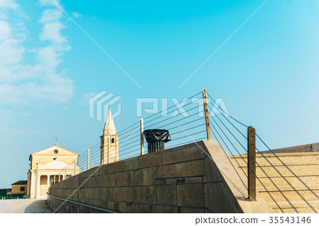 Tourist district of the old town of Caorle Italy 35543146