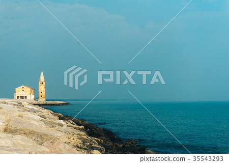 Church on the beach of Caorle Italy 35543293