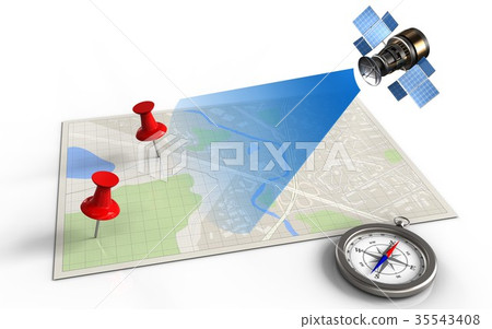 3d satellite 35543408