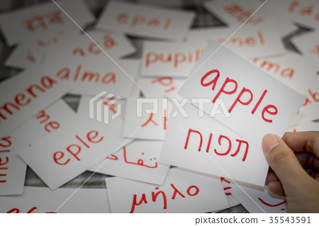 Hebrew and English; Learning New Language  35543591