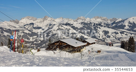 Summit restaurant on top of mount Hohe Wispile. Summit restaurant on top of mount Hohe Wispile. 35544653