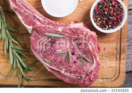 Raw entrecote steak 35544885