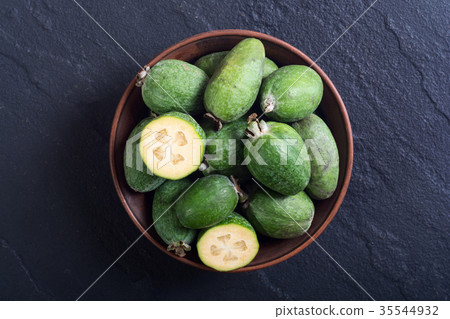 Tropical fruit feijoa Tropical fruit feijoa 35544932
