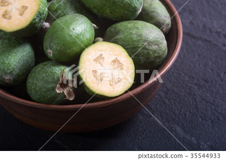 Tropical fruit feijoa Tropical fruit feijoa 35544933