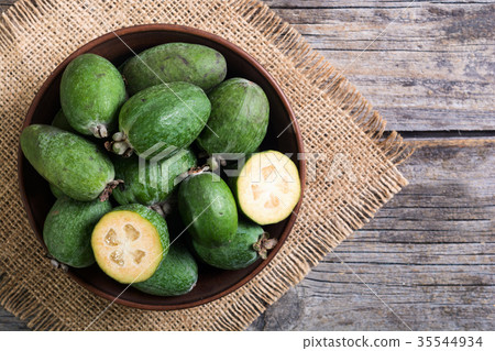 Tropical fruit feijoa Tropical fruit feijoa 35544934
