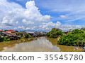 The river of Chanthaburi in a sunny day, Thailand 35545780