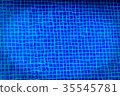 Blue swimming pool for background 35545781