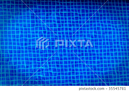 Blue swimming pool for background Blue swimming pool for background 35545781