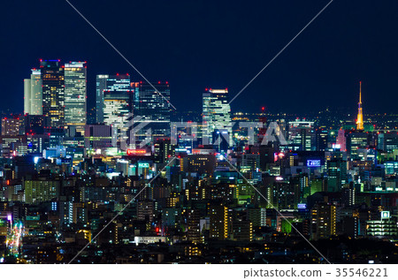 Night view from Higashiyama Sky Tower Night view from Higashiyama Sky Tower 35546221