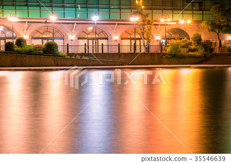 Urban night view [Kokura Kita Ward, Kitakyushu City] 35546639