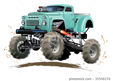 Cartoon Monster Truck Cartoon Monster Truck 35548178