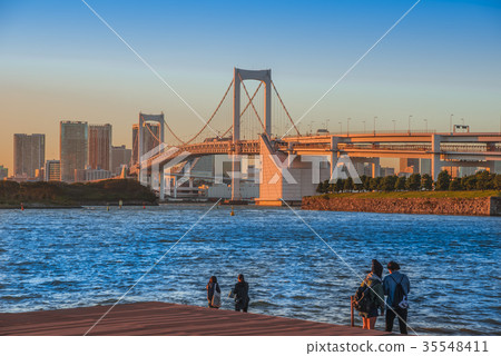 Rainbow Bridge Odaiba 35548411