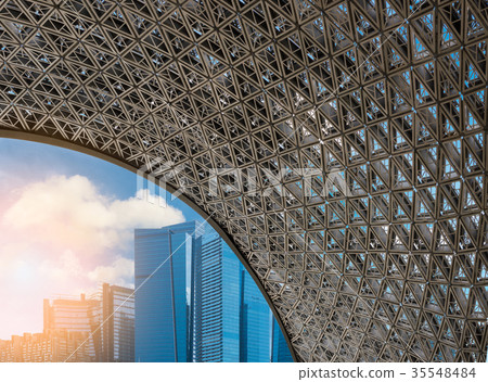 Modern of architecture and exterior facade  35548484