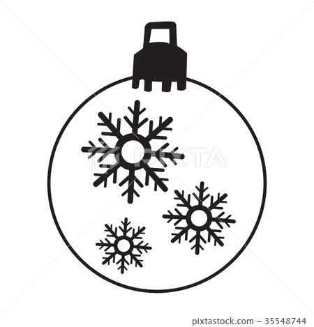 Isolated christmas ball Isolated christmas ball 35548744