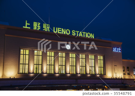 上野站夜景 35548791
