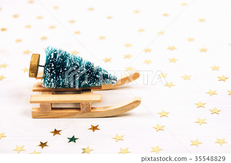 Beautiful toy christmas card. Beautiful toy christmas card. 35548829