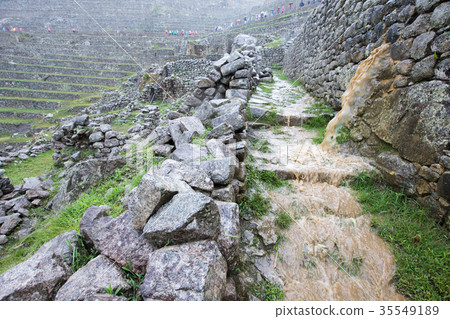 Machu Picchu, a UNESCO World Heritage Site 35549189