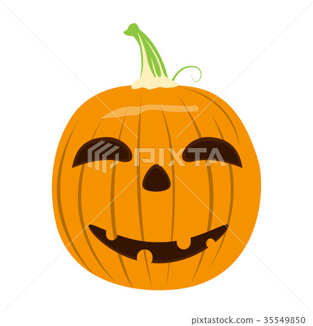 Isolated halloween jack-o-lantern 35549850
