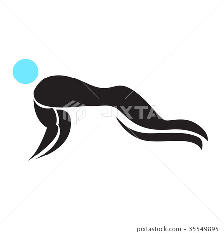 Abstract fitness icon Abstract fitness icon 35549895