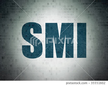 Stock market indexes concept: SMI on Digital Data Stock market indexes concept: SMI on Digital Data 35551602