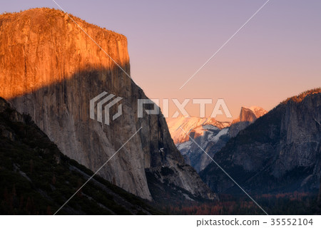 Sunset Tunnel view Yosemite Park, California 35552104