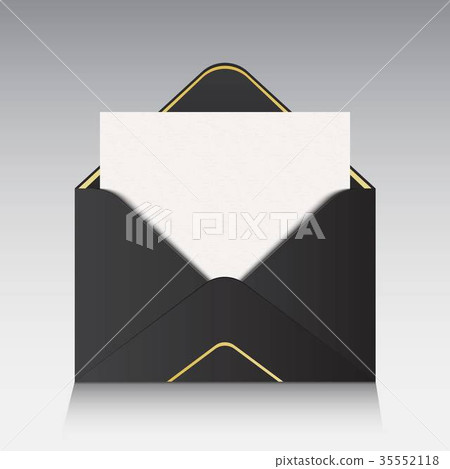 Creative vector illustration of open paper Creative vector illustration of open paper 35552118