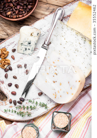 Different kinds of cheeses Different kinds of cheeses 35552462