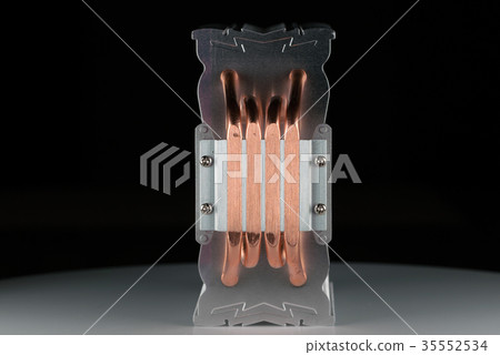 modern computer processor cooler or radiator or modern computer processor cooler or radiator or 35552534