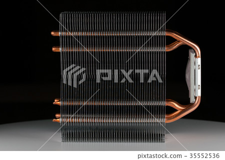 modern computer processor cooler or radiator or modern computer processor cooler or radiator or 35552536