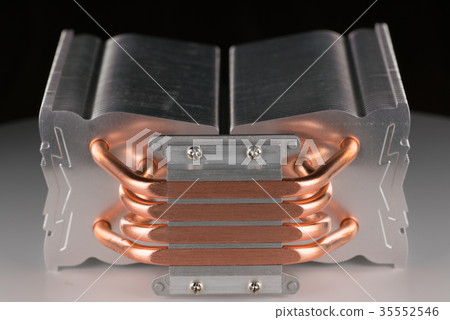 modern computer processor cooler or radiator or modern computer processor cooler or radiator or 35552546
